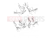Triumph 2020 TIGER 1200 XCA Footrests & Mountings