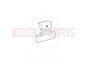 Triumph 2020 TIGER 1200 XCX Top Box, Back Rest Kit