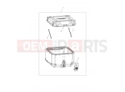 Triumph 2021 TIGER 1200 XCX Top Box, Aluminium, Blk, KL