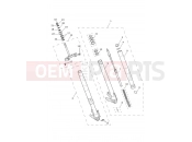 Triumph 2019 TIGER 1200 XR Front Forks & Yokes