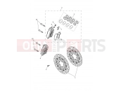 Triumph 2021 TIGER 1200 XRX Front Brake Caliper & Discs