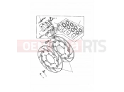 Triumph 2000 TROPHY 29156 > Front Brake Caliper & Discs