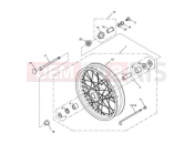 Triumph 2008 SCRAMBLER EFI Front Wheel