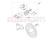 Triumph 2010 SCRAMBLER EFI Rear Brake Caliper & Disc