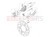 Triumph 2012 SCRAMBLER EFI Front Brake Caliper & Discs