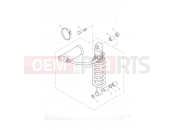 Triumph 2003 TT600 Rear Suspension Unit
