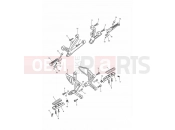 Triumph 2003 TT600 Footrests & Mountings