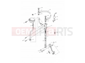 Triumph 2003 TT600 Rear Brake Master Cylinder