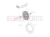 Triumph 2018 BONNEVILLE BOBBER BLACK Front Wheel