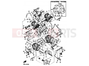 YAMAHA XVZ 1300 Royal Star / Venture XVZ13A ROYAL STAR (4NK1) 1996 CARBURETOR