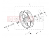Triumph 2014 DAYTONA 675 from VIN 564948 Front Wheel