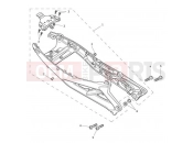 Triumph 2014 DAYTONA 675 from VIN 564948 Rear Sub-Frame & Fittings