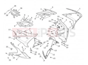 Triumph 2014 DAYTONA 675 from VIN 564948 Side Fairings
