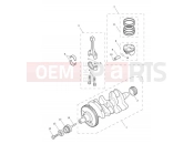 Triumph 2014 DAYTONA 675 from VIN 564948 Crankshaft, Connecting Rods...