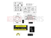 Triumph 2013 DAYTONA 675 from VIN 564948 Warning Labels