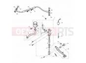 Triumph 2013 DAYTONA 675 from VIN 564948 Rear Brake Master Cylinder...