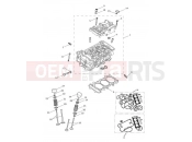 Triumph 2013 DAYTONA 675 from VIN 564948 Cylinder Head & Valves
