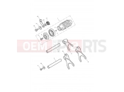 Triumph 2011 STREET TRIPLE > 560476 Gear Selector Drum