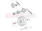 Triumph 2011 STREET TRIPLE > 560476 Rear Wheel & Final Drive