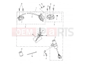 Triumph 2011 STREET TRIPLE > 560476 Ignition Switch, Lock Set 356390