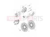Triumph 2011 STREET TRIPLE > 560476 Front Brake Caliper & Disc