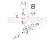 Triumph 2012 STREET TRIPLE > 560476 Crankshaft, Connecting Rods...