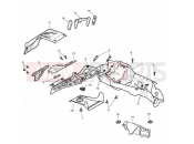 Triumph 2012 STREET TRIPLE R > 560476 Rear Mudguard & Battery Box