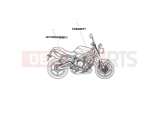 Triumph 2012 STREET TRIPLE R > 560476 Bodywork Decals 482182