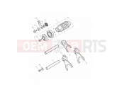 Triumph 2012 STREET TRIPLE R > 560476 Gear Selector Drum