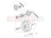 Triumph 2012 STREET TRIPLE R > 560476 Rear Wheel & Final Drive