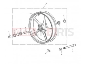 Triumph 2012 STREET TRIPLE R > 560476 Front Wheel
