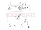 Triumph 2012 STREET TRIPLE R > 560476 Ignition Switch, Lock Set 356390