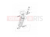 Triumph 2012 STREET TRIPLE R > 560476 Rear Suspension Unit