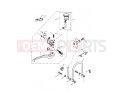 Triumph 2012 STREET TRIPLE R > 560476 Front Brake Master Cylinder