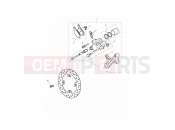 Triumph 2012 STREET TRIPLE R > 560476 Rear Brake & Disc