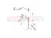 Triumph 2012 STREET TRIPLE R > 560476 Rear Brake Master Cylinder...