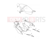 Triumph 2015 STREET TRIPLE R 560477 > 806645 Rear Bodywork & Seat