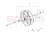 Triumph 2015 STREET TRIPLE R 560477 > 806645 Front Wheel