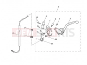 Triumph 2015 STREET TRIPLE R 560477 > 806645 Clutch Controls