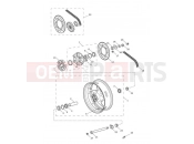TRIUMPH STREET TRIPLE S 803572 > Rear Wheel & Final Drive