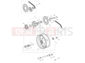 TRIUMPH STREET TRIPLE RS 800262 > Rear Wheel & Final Drive