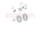 TRIUMPH STREET TRIPLE RS 800262 > Front Brake Caliper & Disc