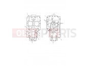Triumph 2006 AMERICA CARBS Crankcase Fixings