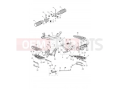 Triumph 2014 AMERICA EFI Footrests & Mountings 611135