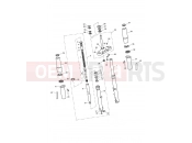 Triumph 2009 AMERICA EFI Front Forks & Lower Yoke 468391
