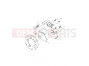 TRIUMPH AMERICA EFI Rear Brake Caliper & Disc