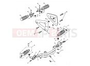 TRIUMPH AMERICA EFI Footrests & Mountings 468390