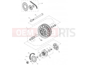 TRIUMPH AMERICA EFI Rear Wheel, Final Drive 468391