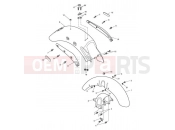 Triumph 2012 AMERICA EFI Mudguards