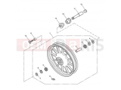 Triumph 2012 AMERICA EFI Front Wheel 468390